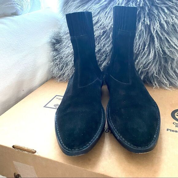 balenciaga stiv.t pelle s.gomma suede chelsea boot - Picture 4 of 8